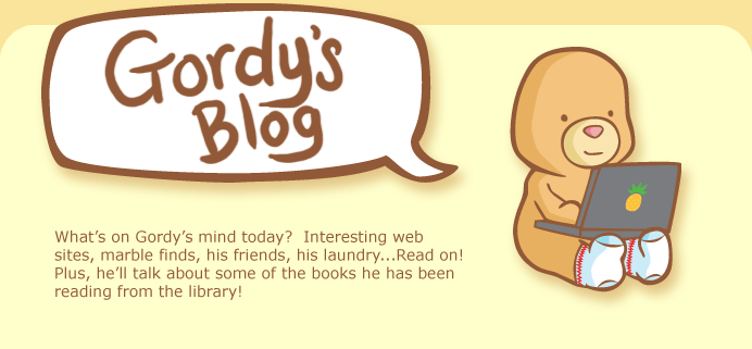 Gordy's blog title